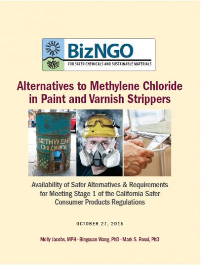 Alternatives to Methylene Chloride in Paint and Varnish Strippers Report image